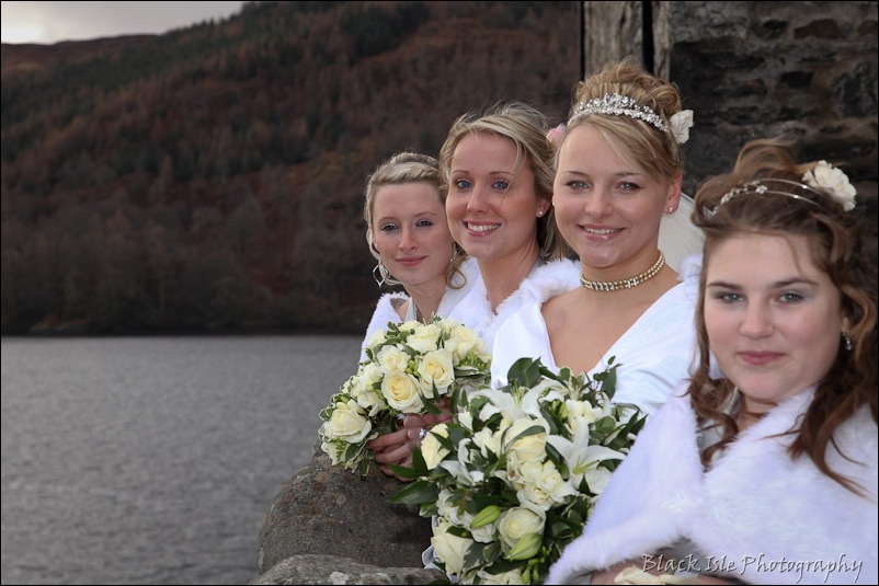 Wedding photograph Eilean Donan Castle-18